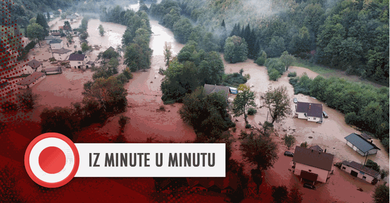 Gradovi u BiH pod vodom, Jablanica je odsječena, ima mrtvih. Stižu dramatične snimke