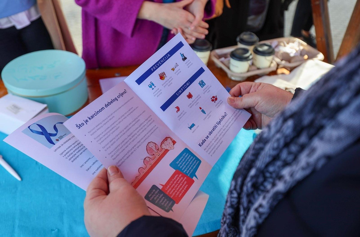 Akcija "Plavi ožujak". U 13 gradova besplatna procjena rizika od raka debelog crijeva