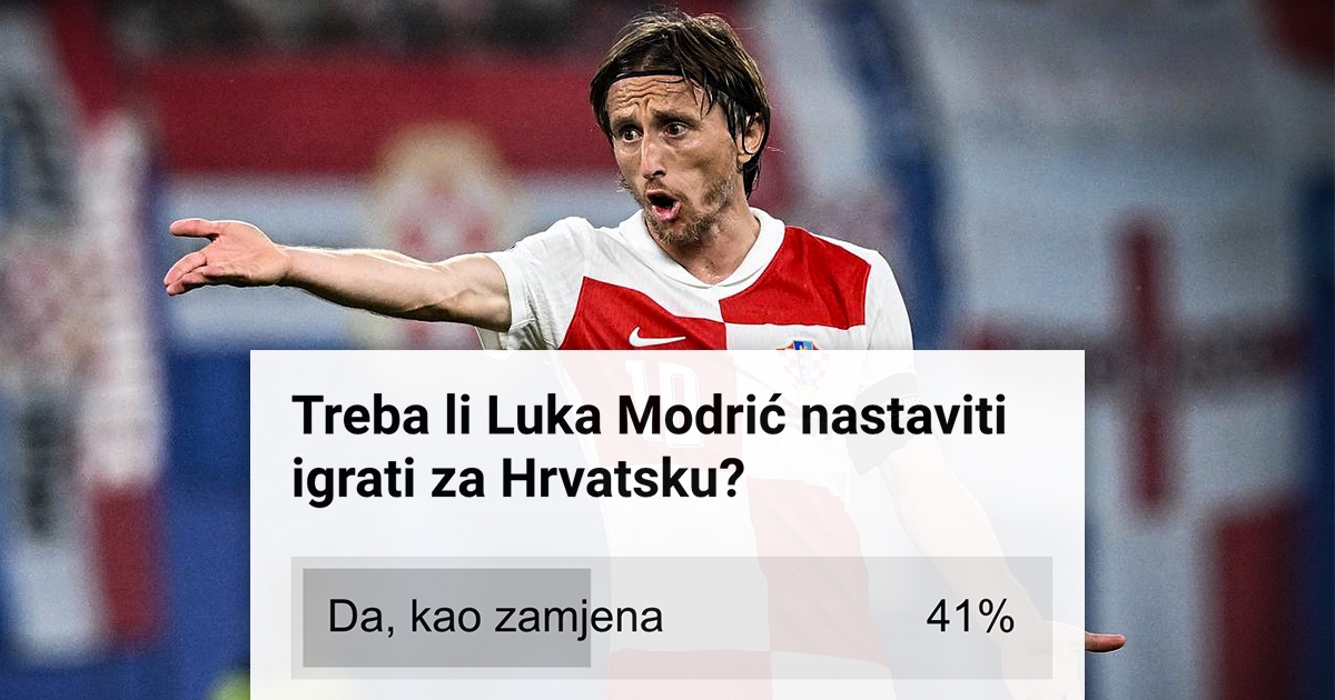 Pitali smo vas treba li Modrić nastaviti igrati za Hrvatsku. Ovo su rezultati