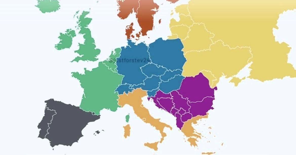 Je li Hrvatska Balkan ili Srednja Europa? Karta izazvala raspravu