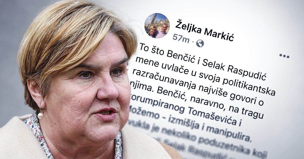 Željka Markić: Benčić i Selak Raspudić uvlače me u svoja politikantska razračunavanja