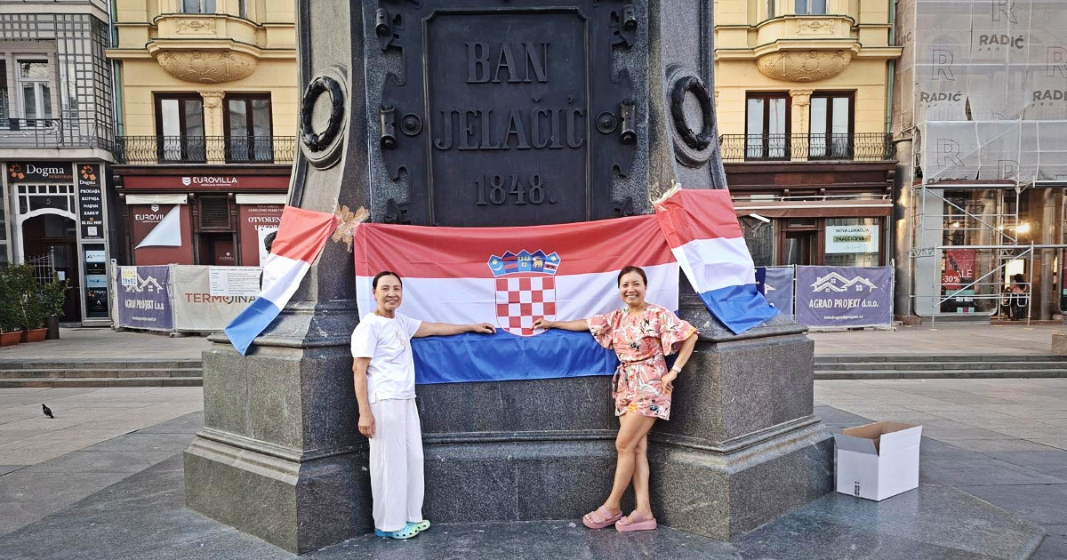 FOTO Zagrebački HDZ postavio hrvatske zastave na Trgu. "Kitimo kad Tomašević nije"