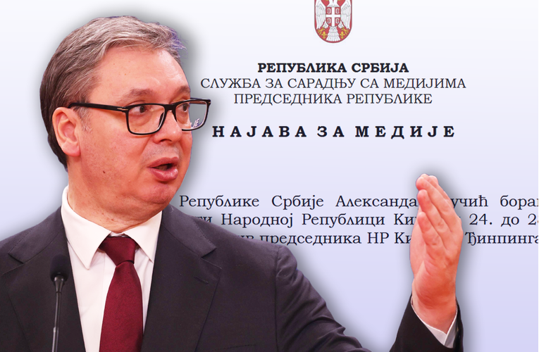 Aleksandar Vučić ide u Kinu