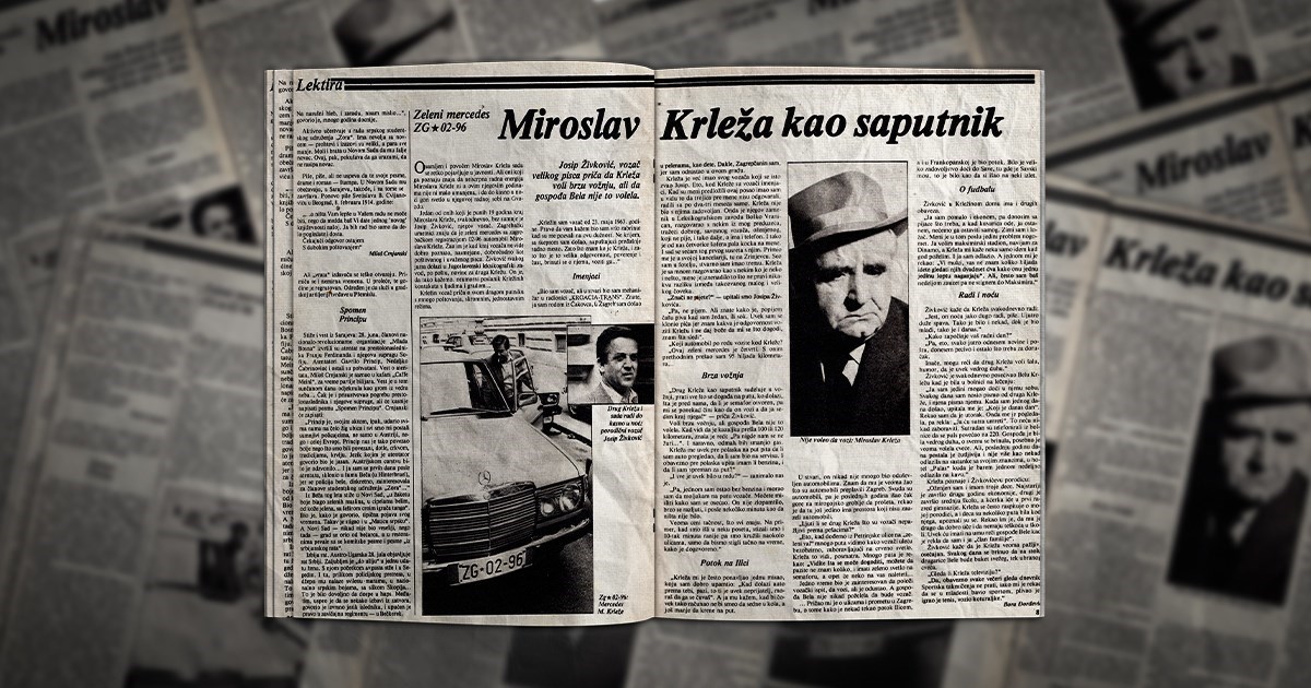 Vozio se u zelenom Mercedesu: Ovo je njegov osobni vozač otkrio o Krleži