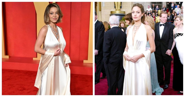 Sydney Sweeney na Oscar afterparty došla u haljini kakvu je 2004. nosila Angelina