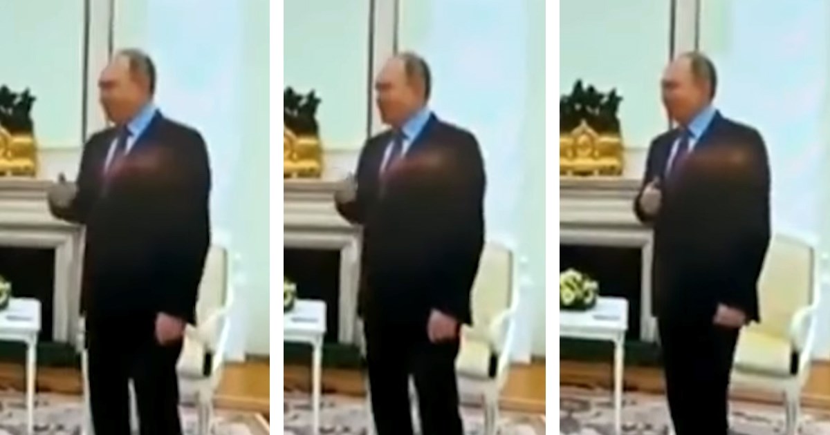 Što se događa s Putinom? Trese mu se ruka, vrti nogama, pravi grimase...