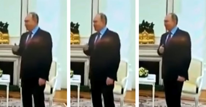 Što se događa s Putinom? Trese mu se ruka, vrti nogama, pravi grimase...