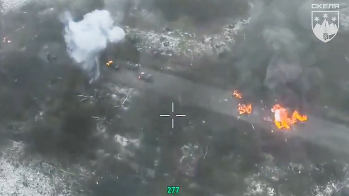 VIDEO Cijela ruska kolona uništena pri ulasku u Pokrovsk