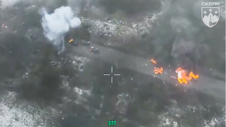 VIDEO Cijela ruska kolona uništena kod Pokrovska