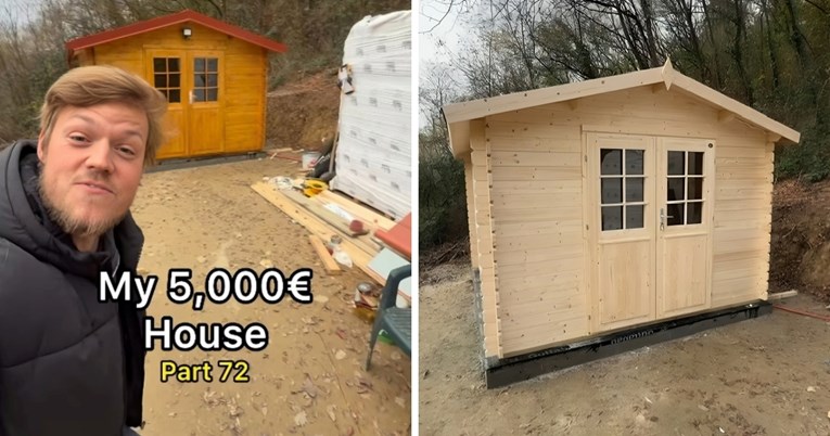 Amerikanac koji je kupio kuću u Zagorju napravio još jednu kućicu i dovršio terasu