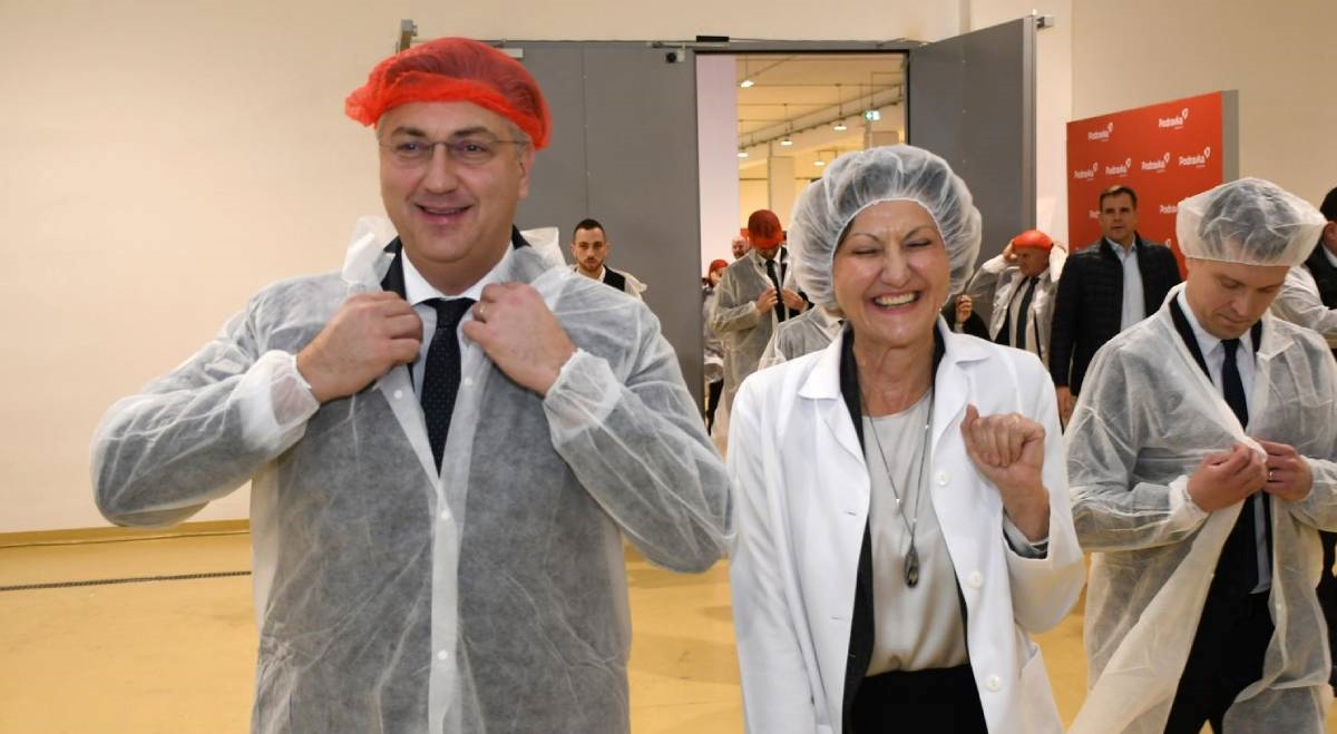 Plenković posjetio Dalićku u Podravki: "U 40 godina nismo imali manje nezaposlenih"