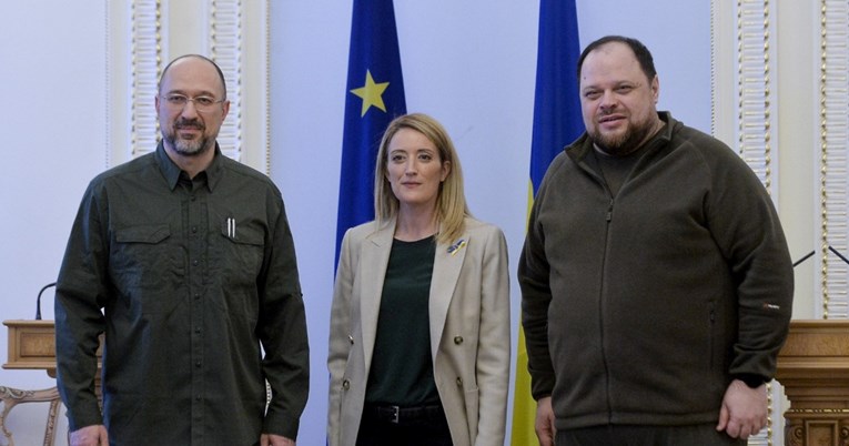 Šefica Europskog parlamenta posjetila Kijev: "Pomoći ćemo u obnovi kad završi rat"