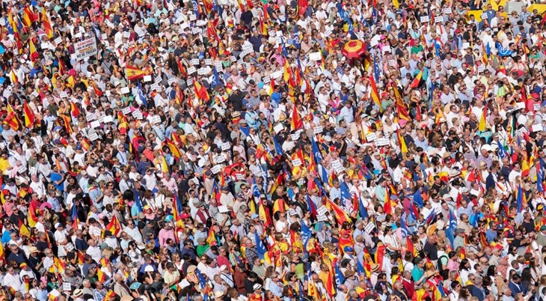 Ogroman prosvjed u Madridu, okupilo se oko 40.000 ljudi