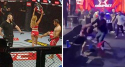 Iranski borac udario ring djevojku. Onda je dobio batina i u kavezu i izvan njega