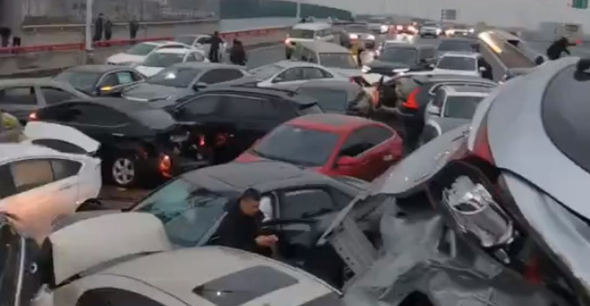 VIDEO Ogromni lančani sudar u Kini, sudarilo se više od sto auta