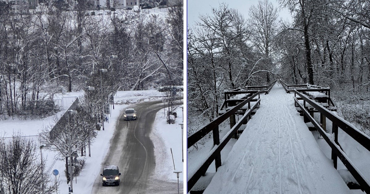 Pogledajte kako izgleda pogled s naših prozora☺️