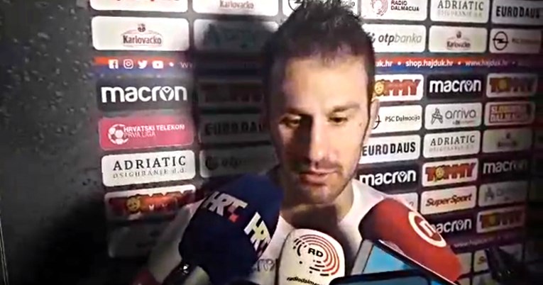 VIDEO Kapetan Hajduka: Neću komentirati trenera, on je profesionalac