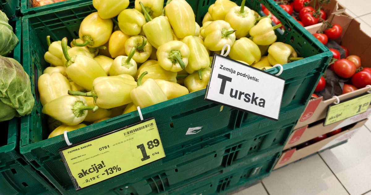 FOTO Što zapravo kupujemo u dućanima? Paprika stiže iz Turske, a kupus iz Nizozemske