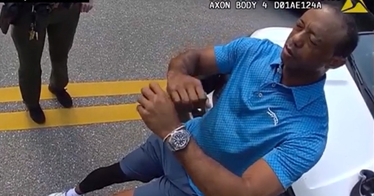 VIDEO Objavljena snimka uhićenja Tigera Woodsa