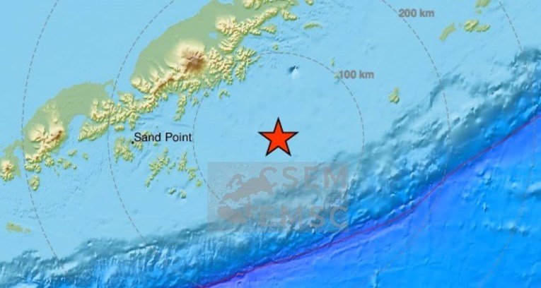 Potres magnitude 7 na Aljasci