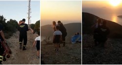 Vatrogasci iz Komiže na rukama nosili osobu s paralizom na brdo da vidi zalazak sunca