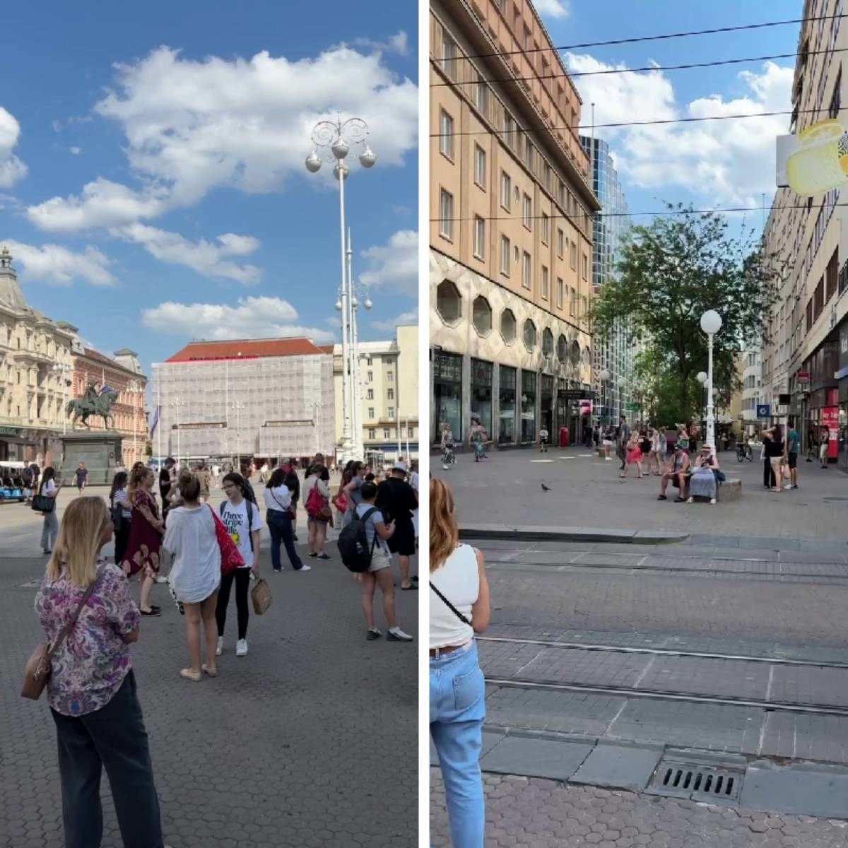 VIDEO Na Trgu bana Jelačića ne događa se apsolutno ništa