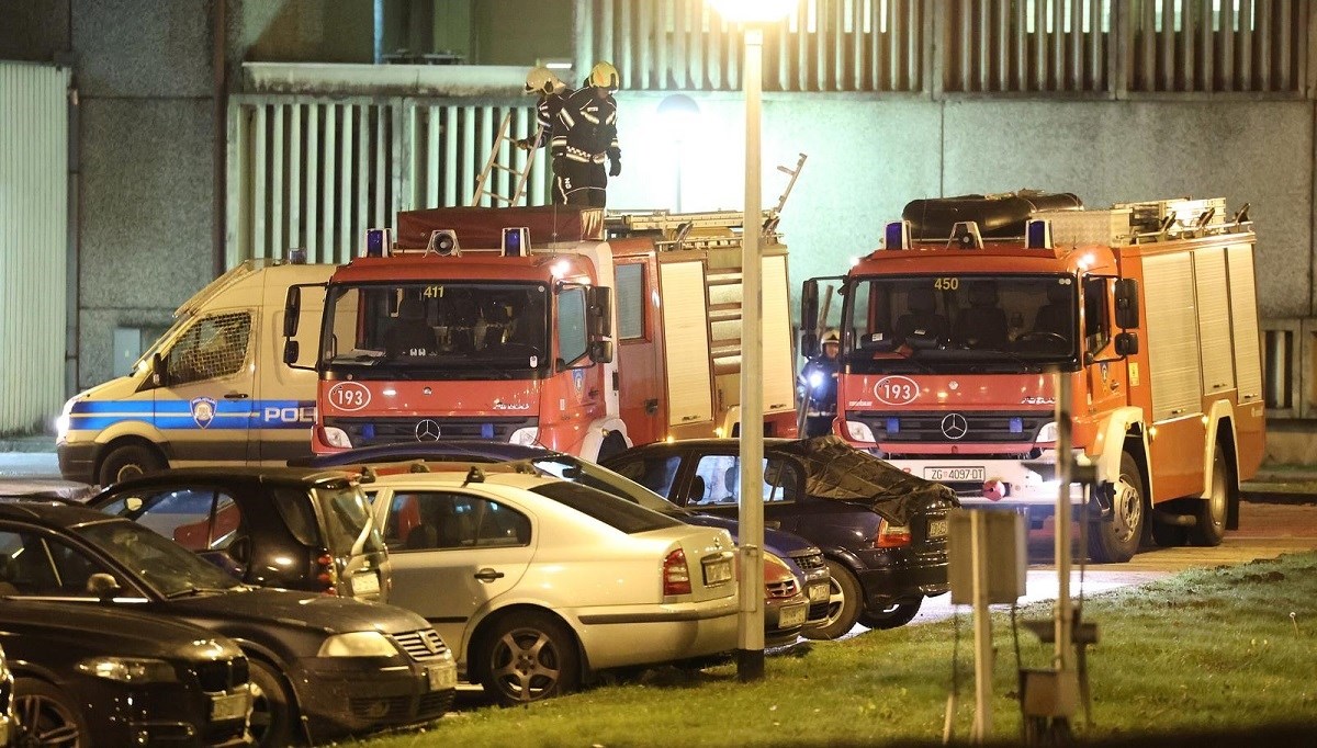 VIDEO Vatrogasci spašavali zatvorenika s krova u Remetincu, pobjegao je iz zatvora