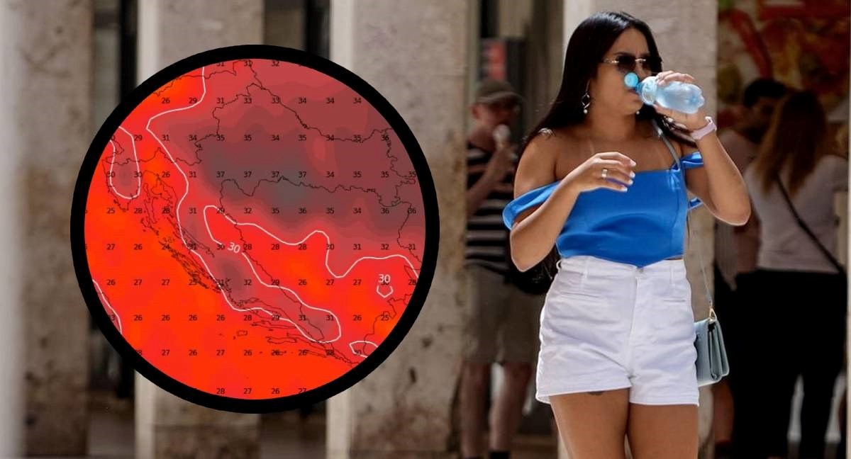 Stiže vrući zrak iz Afrike. Temperature idu do 40°C, predah od vrućina bit će kratak