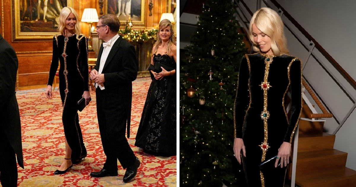 Claudia Schiffer zablistala na kraljevskoj večeri u Windsoru
