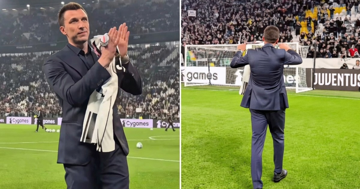 Mandžukić kao poseban gost izašao pred navijače Juvea. Poslušajte reakciju