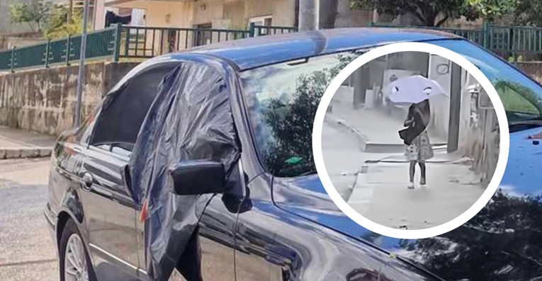 Otkriveno tko je zaštitio prozor na BMW-u u Solinu usred pljuska - 8-godišnjakinja