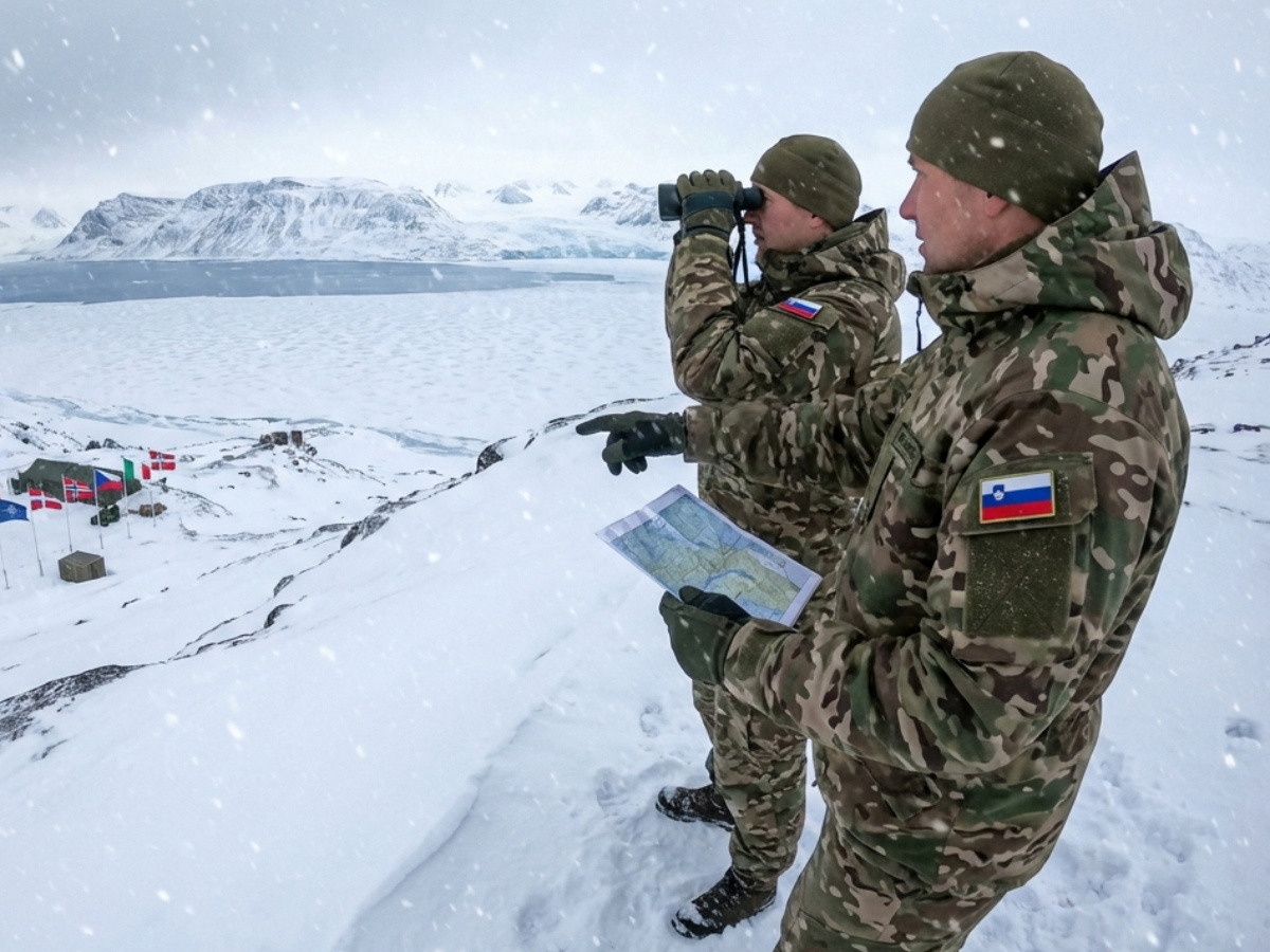 Slovenija šalje dva časnika na Grenland