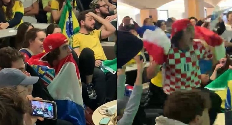 Navijač Hrvatske gledao utakmicu među Brazilcima, njegova reakcija na pobjedu je hit