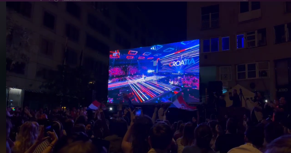 VIDEO Pogledajte reakciju Zagrepčana na predstavljanje Hrvatske, Srbije i Slovenije