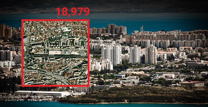Split ima najgušće naseljen kvadratni kilometar u cijeloj državi