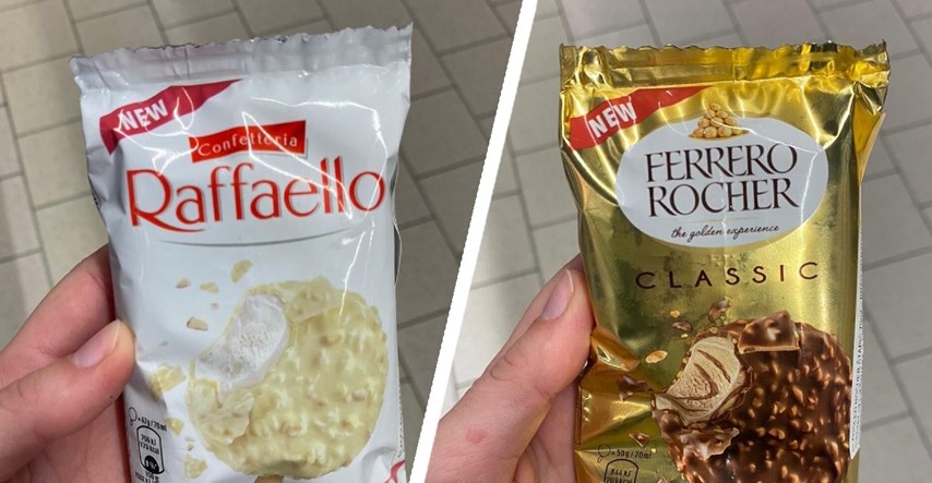 Raffaello i Ferrero Rocher sladoledi stigli u Hrvatsku, evo koliko koštaju