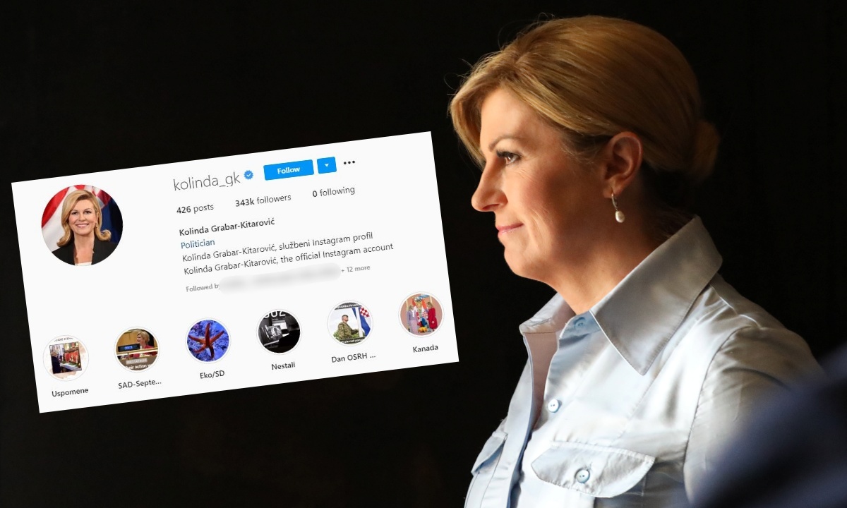 Kolinda napravila ogromnu promjenu na svom Instagramu, otpratile je 2000 ljudi