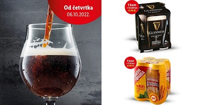 Guinness, Ožujsko, Laško… Lidl ima bogat izbor piva ovog tjedna, evo što je u ponudi