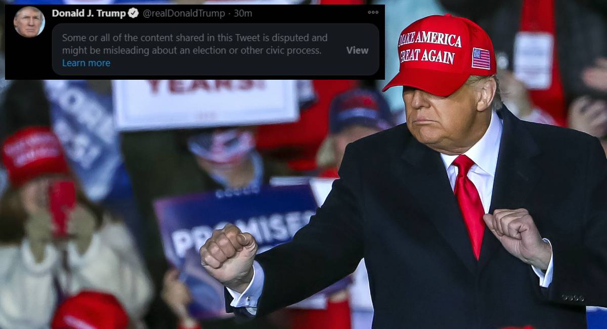 Twitter sakrio Trumpov tvit u kojem tvrdi da "pokušavaju ukrasti izbore"