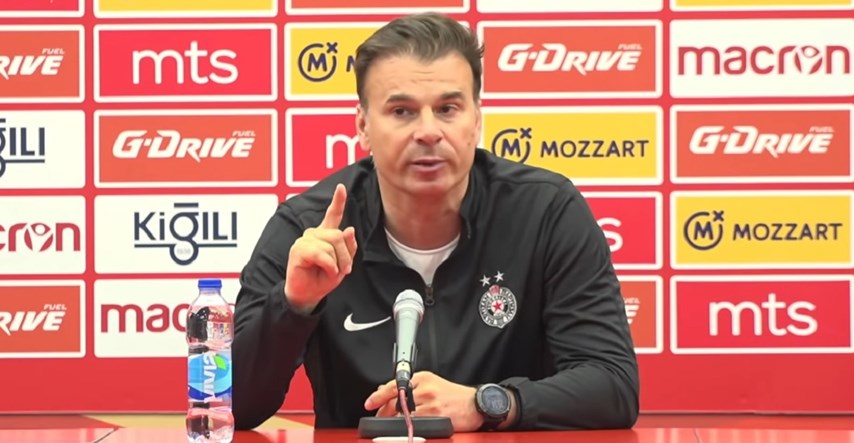 Trener Partizana nakon derbija sa Zvezdom poručio novinaru: Zbog vas nam je i teško