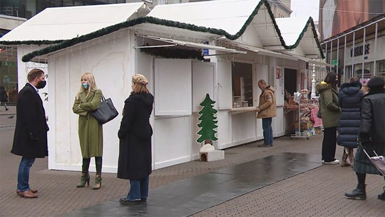 U centru Zagreba obrtnici postavili kućice. Bandić: Ne kršimo mjere