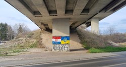 Kod Zagreba osvanuo grafit u znak podrške Ukrajini