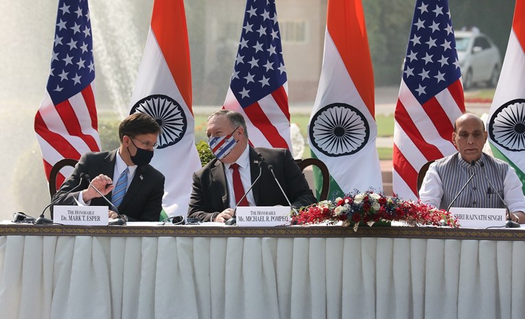 SAD potpisao vojni savez s Indijom, Pompeo upozorio na prijetnju Kine