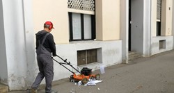 Novi Milan Bandić kosio papire ispred zgrade HDZ-a i SDP-a, pogledajte snimku