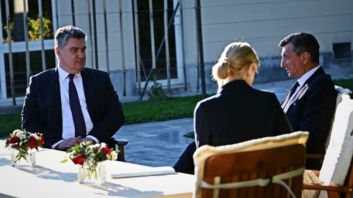 Milanović i Pahor u Ljubljani održali radni sastanak