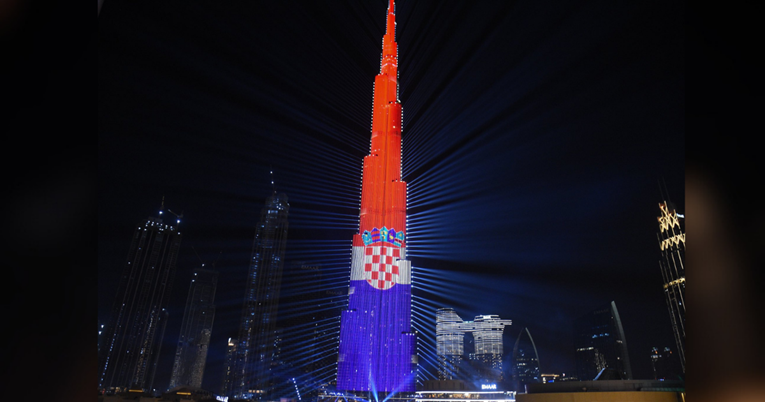 Burj Khalifa zasjala u hrvatskim bojama