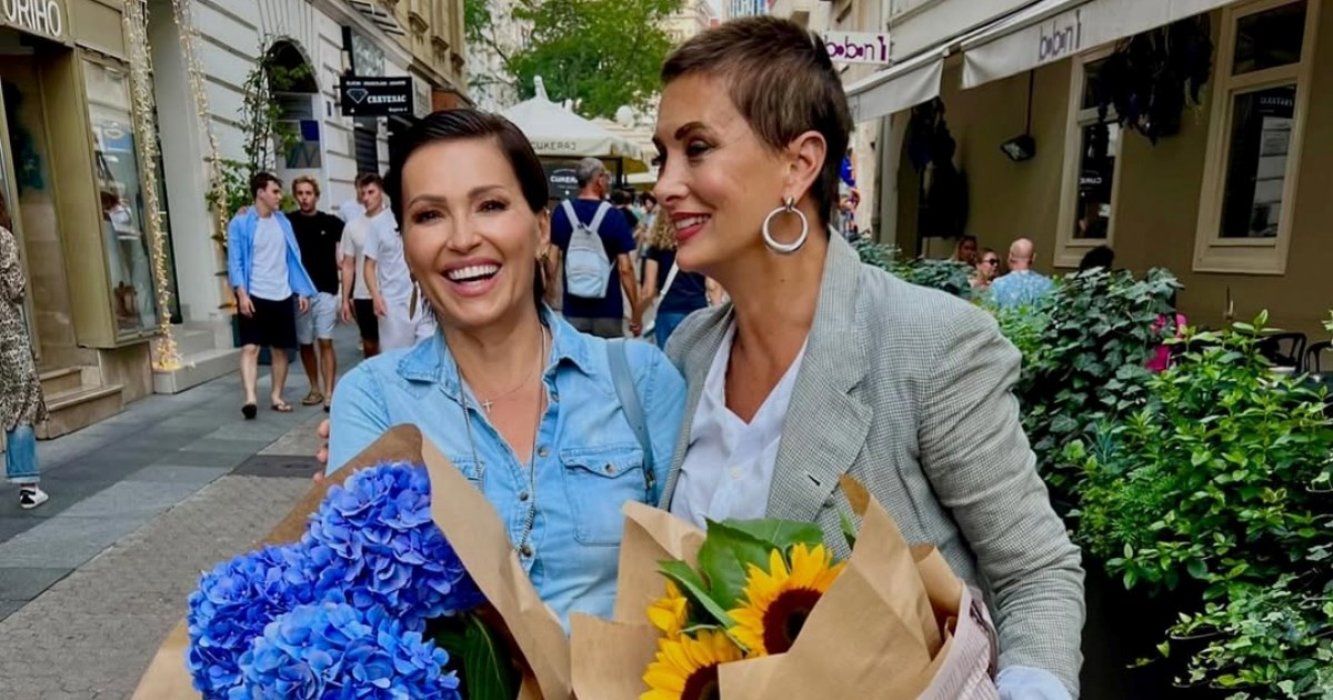 Leonarda Boban u rijetkom izlasku: Prošetala gradom s Ninom Badrić