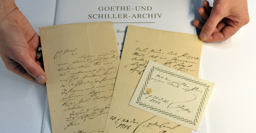 Arhiv u Njemačkoj nabavio originalna Schillerova pisma iz 18. stoljeća