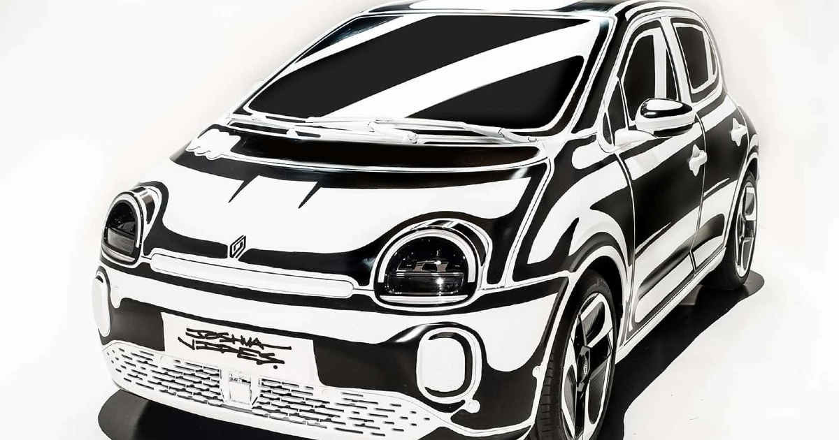 Izgleda kao optička varka, ali ovaj Renault Twingo je stvaran