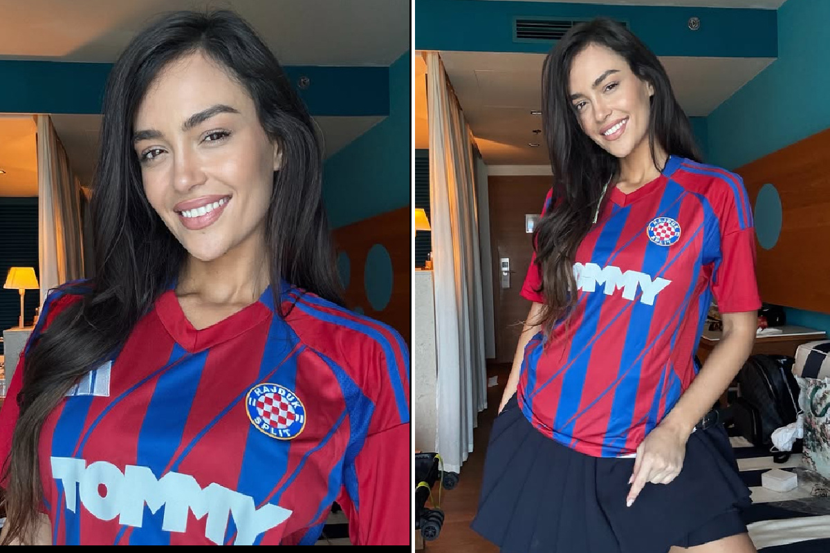 FOTO Eva Murati se slikala u dresu Hajduka. "Sezona ljeta je službeno otvorena"